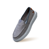 Canvas Coast Slip Ons : Grey